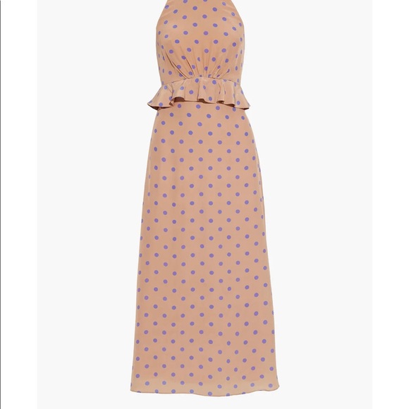 Zimmermann Beige Polca Dot MIDI Dress Size 0 - Picture 2 of 3